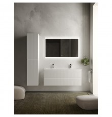 Комплект мебели белый матовый 121 см Sancos Snob R SNR120W + CN7016 + CI1200