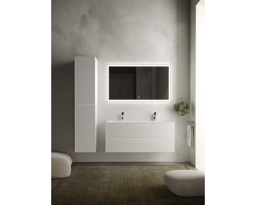 Комплект мебели белый матовый 121 см Sancos Snob R SNR120W + CN7016 + CI1200