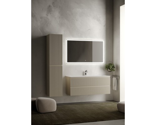 Комплект мебели бежевый матовый 121 см Sancos Snob R SNR120CE + CN7017 + CI1200