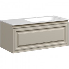 Тумба с раковиной бежевый матовый 101 см Sancos Very VR100RCE + CN7015
