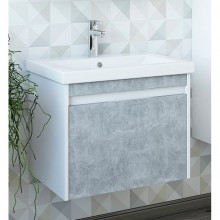 Тумба ателье светлый/белый глянец 57 см Sanflor Калипсо C08259