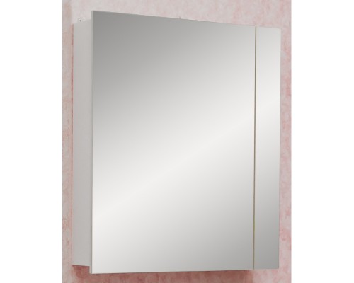 Зеркальный шкаф 68x78 см белый глянец L Sanflor Анкона C0000002156