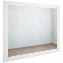 Зеркало 93,8x80 см белый матовый Sanflor Ванесса C15326