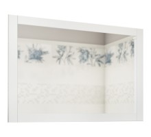 Зеркало 102,8x72 см белый матовый Sanflor Ванесса C0001121