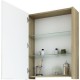 Зеркальный шкаф 54,8x72 см швейцарский вяз L Sanflor Ларго H0000000039