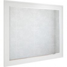 Зеркало 95x85 см белый матовый Sanflor Модена C04611