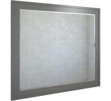 Зеркало 95x85 см серый матовый Sanflor Модена C02731