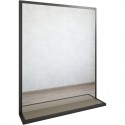 Зеркало 76,2x85 см тауп матовый/черный Sanflor Норд C08104