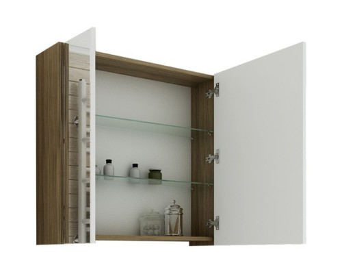 Комплект мебели швейцарский вяз/белый глянец 81 см Sanflor Ларго C0002123 + 4640021064733 + H0000000019