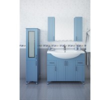 Комплект мебели голубой матовый 100,5 см Sanflor Глория C000005715 + 1.WH11.0.255 + C000005703