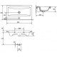 Комплект мебели белый матовый/черный 80 см Sanflor Норд C04606 + S-UM-COM80/1-w + C04607