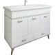 Комплект мебели белый матовый/орегон 105,5 см Sanflor Бруно C02728 + 4630055550425 + C02727