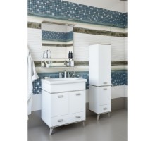 Комплект мебели белый матовый/орегон 70,5 см Sanflor Бруно C03661 + 4630055556205 + C03663