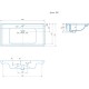 Тумба с раковиной белый матовый 105,8 см Sanflor Модена C04615 + 4640021067918