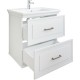 Комплект мебели белый матовый 76 см Sanflor Модена C04616 + 4630055550418 + C04612