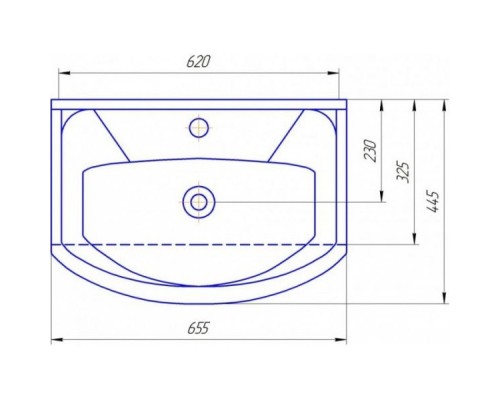 Комплект мебели белый матовый 60 см Sanflor Софи C0002223 + 4620008192475 + C02654