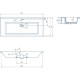 Тумба с раковиной белый матовый 106,5 см Sanflor Ванесса C0002143 + 4640021064740