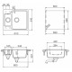 Кухонная мойка Schock Cambridge 60 баварский камень 700997
