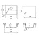 Кухонная мойка Schock Quadro 60 оникс 700517