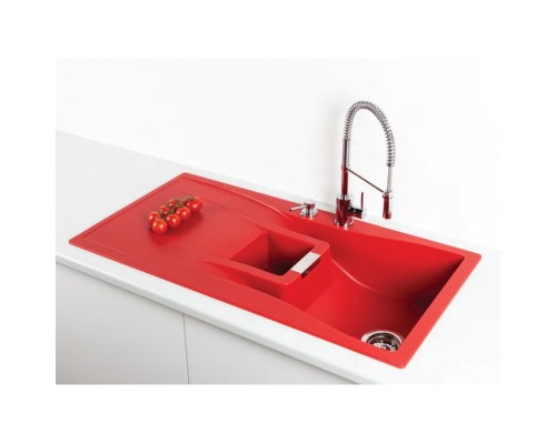Кухонная мойка Schock Waterfall 60D красный 700800