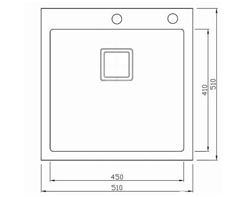 Кухонная мойка Seaman Eco Marino SMB-5151SQ.B