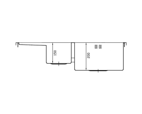 Кухонная мойка Seaman Eco Marino SMB-7851DLS.A