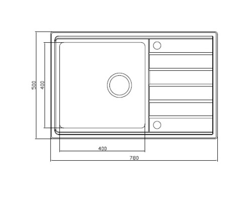 Мойка Seaman Eco Roma SMR-7850A, вентиль-автомат