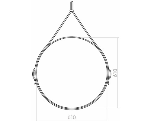 Зеркало 61x61 см Silver Mirrors Kapitan ФР-00002247