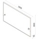 Зеркало 120x80 см матовый хром Sintesi Armadio SIN-SPEC-ARMADIO-CROMO-120