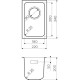 Кухонная мойка нержавеющая сталь Omoikiri Tadzava 22-U-IN