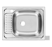 Кухонная мойка декоративная сталь Ukinox Классика CLL560.435 -GT6K 1R