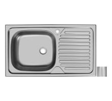 Кухонная мойка матовая сталь Ukinox Классика CLM760.435 ---5K 2L