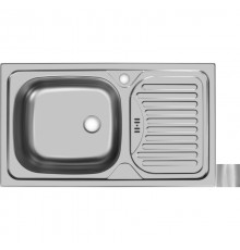 Кухонная мойка матовая сталь Ukinox Классика CLM760.435 -GW6K 2L