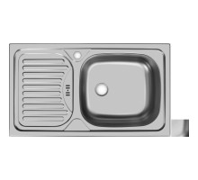 Кухонная мойка декоративная сталь Ukinox Классика CLL760.435 -GW6K 1R