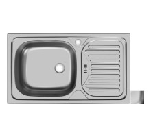 Кухонная мойка декоративная сталь Ukinox Классика CLL760.435 -GW6K 2L