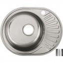 Кухонная мойка полированная сталь Ukinox Фаворит FAP577.447 -GT6K 2L