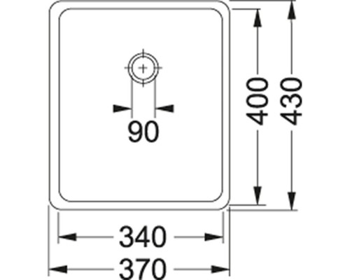 Кухонная мойка Franke Kubus KBX 110-34 полированная сталь 122.0036.607