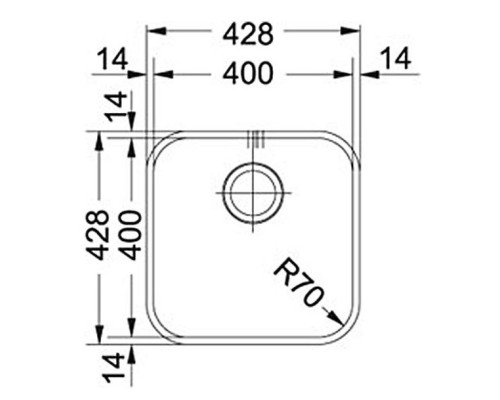 Кухонная мойка Franke SVX 110-40 полированная сталь 122.0039.092