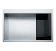 Кухонная мойка Franke Crystal Line CLV 210 полированная сталь/черный 127.0338.946