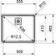 Кухонная мойка Franke Centinox CEX 210-50 полированная сталь 127.0179.081