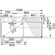 Кухонная мойка Franke Largo LAX 214 полированная сталь 127.0016.449