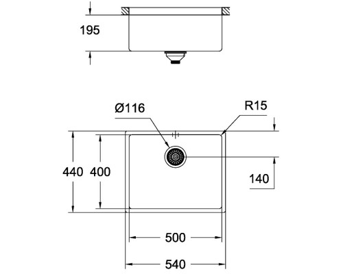 Кухонная мойка Grohe K700 нержавеющая сталь 31574SD1