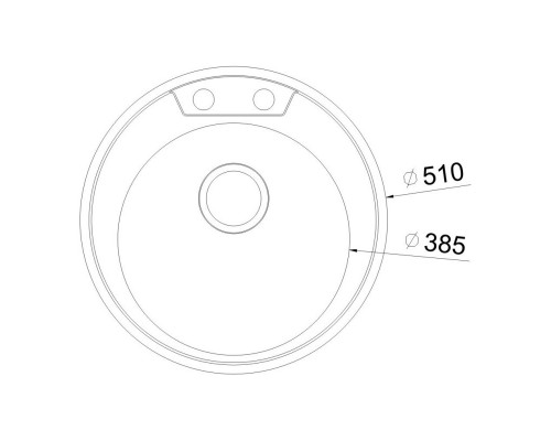 Кухонная мойка Oulin матовая сталь OL-R510