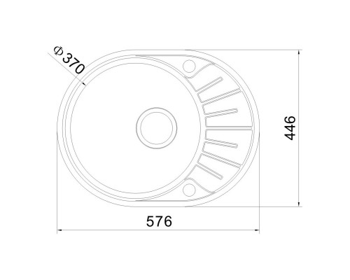 Кухонная мойка Oulin матовая сталь OL-R101