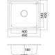 Кухонная мойка Oulin матовая сталь OL-203