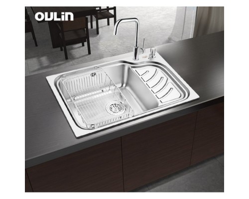 Кухонная мойка Oulin матовая сталь OL-327L