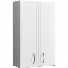 Шкаф двустворчатый подвесной 48x80 см белый глянец/белый матовый Stella Polar Концепт SP-00000139
