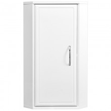 Шкаф угловой одностворчатый подвесной 30x70 см белый глянец/белый матовый Stella Polar Концепт SP-00000142