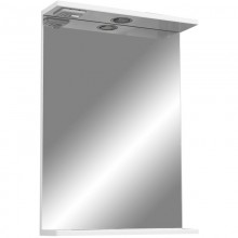 Зеркало 50x70 см белый глянец/белый матовый Stella Polar Ильза SP-00000220