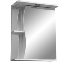 Зеркальный шкаф 60x70 см белый глянец/белый матовый R Stella Polar Верея SP-00000048